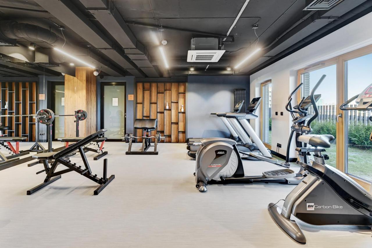 Nadmotlawie Riverside & Gym By Downtown Apartments 格但斯克 外观 照片