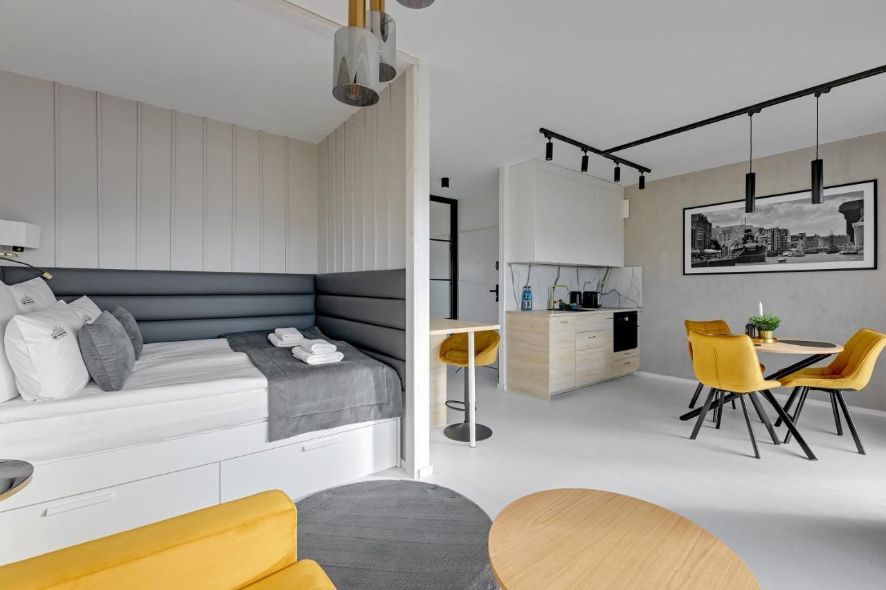 Nadmotlawie Riverside & Gym By Downtown Apartments 格但斯克 外观 照片