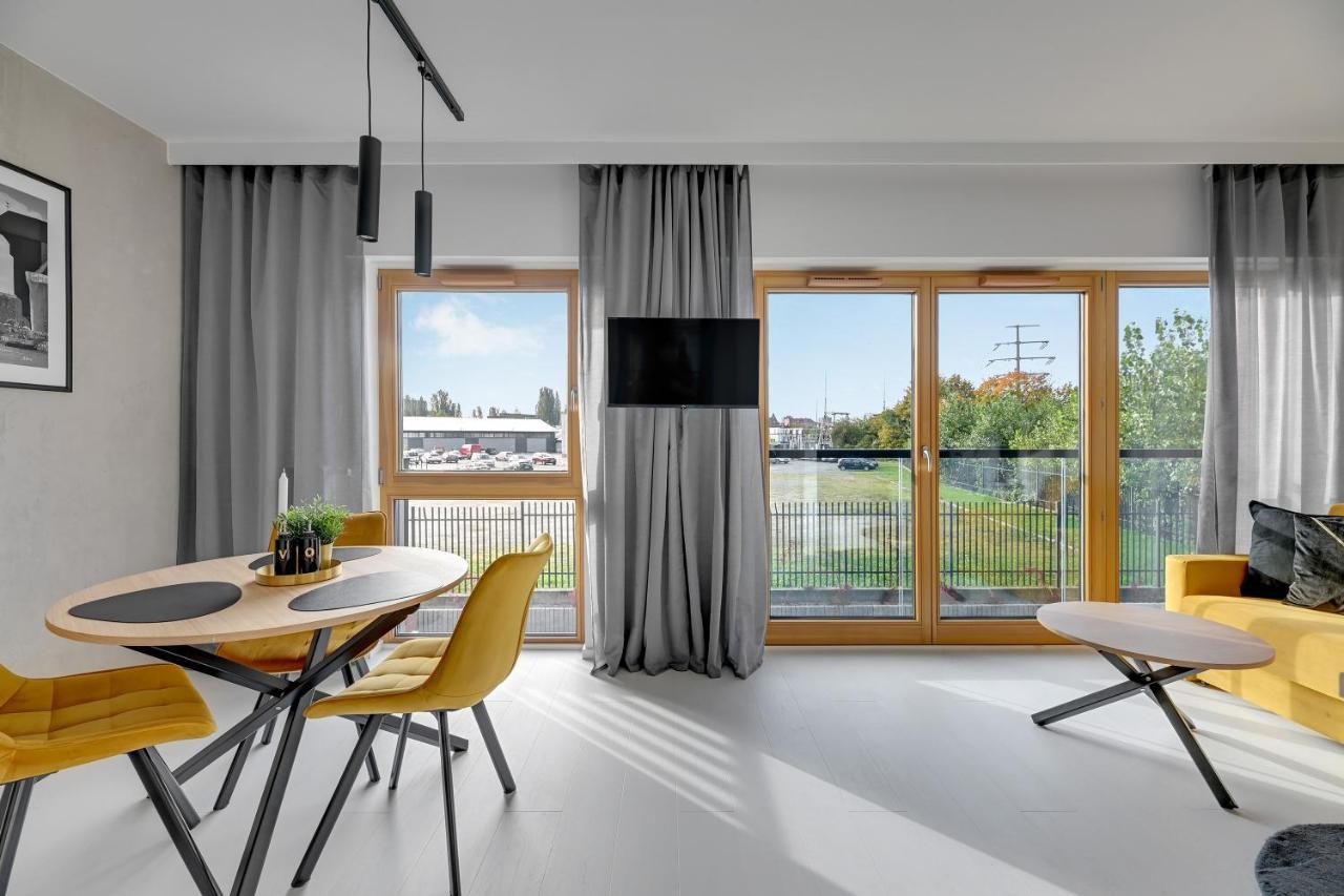 Nadmotlawie Riverside & Gym By Downtown Apartments 格但斯克 外观 照片